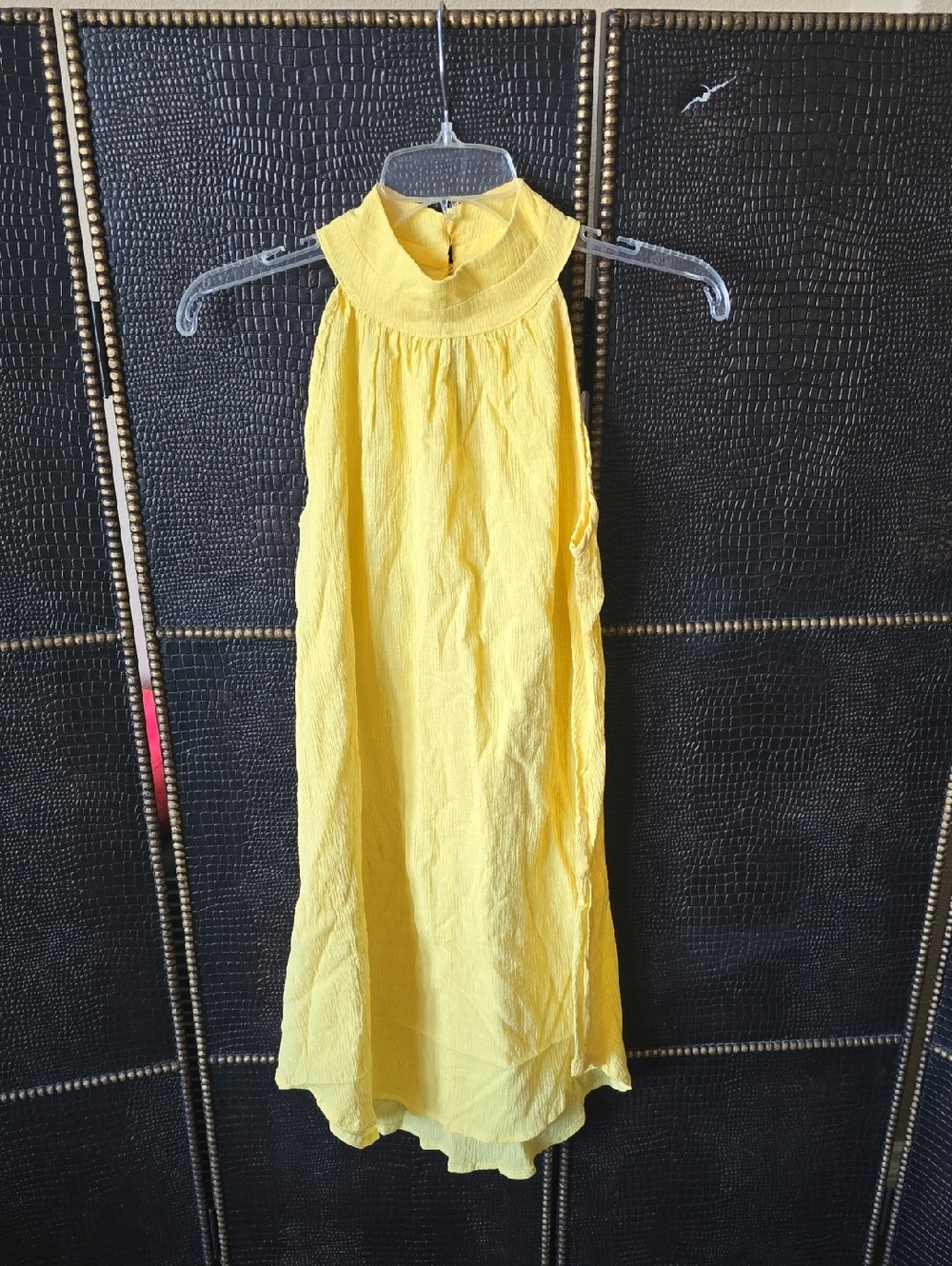 Yellow Halter Neck Sundress